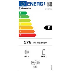Inventor Ψυγείο Δίπορτο 204lt Υ143xΠ55xΒ55εκ. Λευκό DP1430WEL Inventor Ψυγείο Δίπορτο 204lt Υ143xΠ55xΒ55εκ. Λευκό DP1430WEL